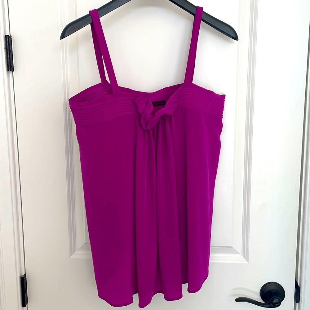 Spaghetti-strap 100% Silk Blouse